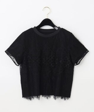 セール】 半袖レースライントップ （Tシャツ）｜GRACE