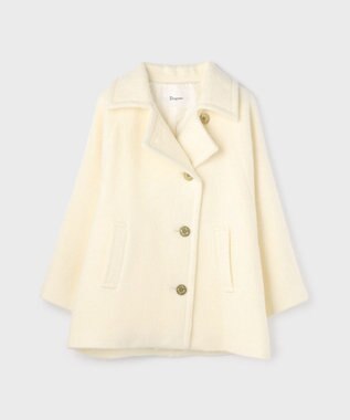 GRACE CONTINENTAL シャギ－ハ－フコ－ト キナリ