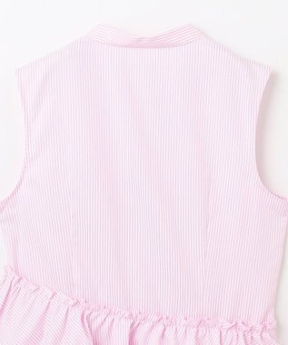 GRACE CONTINENTAL ヘムフリルノースリーブ ピンク