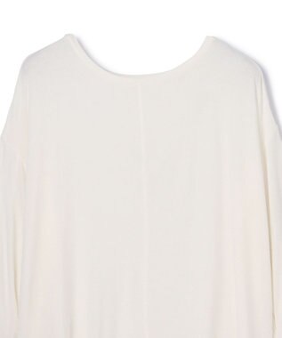 GRACE CONTINENTAL ロゴ刺繍カットトップ ホワイト