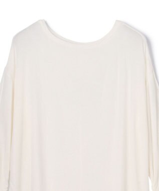 GRACE CONTINENTAL ロゴ刺繍カットトップ ホワイト