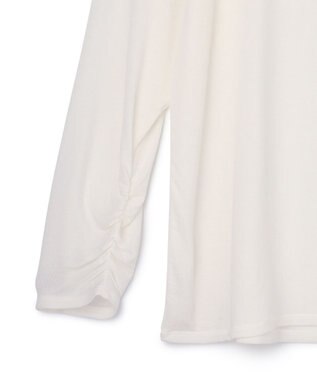 GRACE CONTINENTAL ロゴ刺繍カットトップ ホワイト