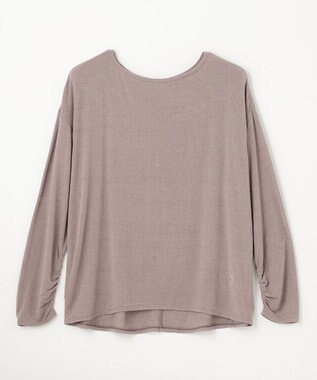 GRACE CONTINENTAL ロゴ刺繍カットトップ グレー