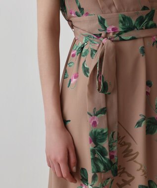 GRACE CONTINENTAL プリントセパレートワンピース ブラウン