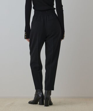 GRACE CONTINENTAL ハイウエストテーパードパンツ ブラック