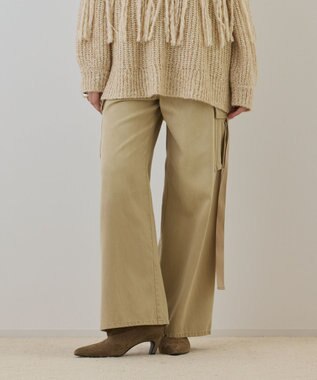 GRACE CONTINENTAL リュウカツイルカーゴパンツ ベージュ