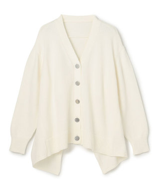 GRACE CONTINENTAL リリヤーンルーズカーディガン ホワイト