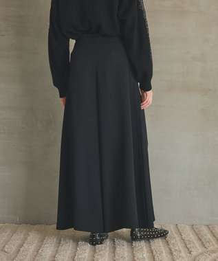 GRACE CONTINENTAL ワイドフレアパンツ ブラック