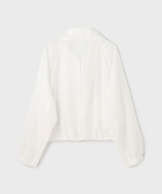 GRACE CONTINENTAL ブライトメッシュブルゾン ホワイト