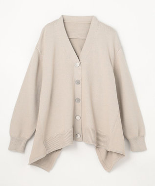 GRACE CONTINENTAL リリヤーンルーズカーディガン グレー