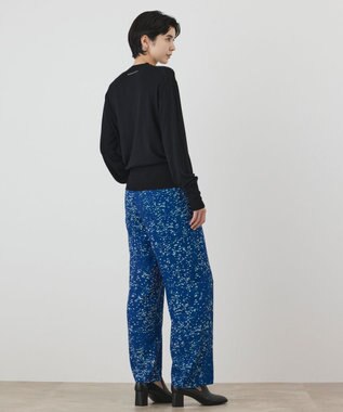 GRACE CONTINENTAL ウールシルクニットカーディガン ブラック