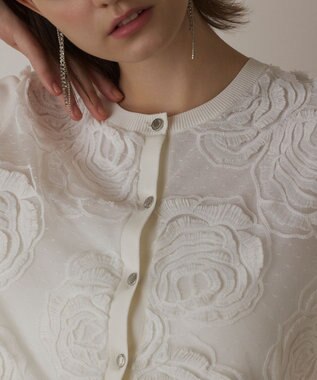 ローズ刺繍ニットカーディガン / GRACE CONTINENTAL | GRACE