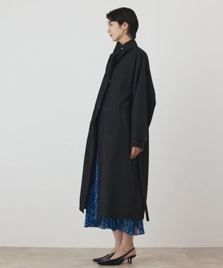 GRACE CONTINENTAL ウールテントラインコート ブラック