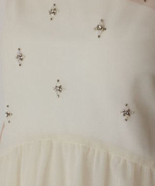 GRACE CONTINENTAL バルーンチュールトップ ホワイト