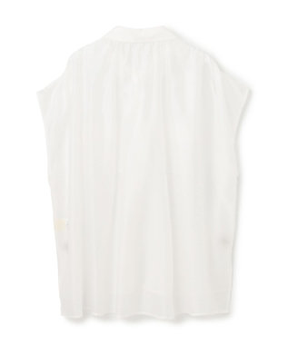 GRACE CONTINENTAL ギャザーシャツ ホワイト