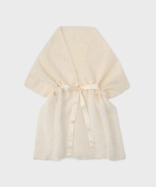 GRACE CONTINENTAL フェザーチュールストール ホワイト