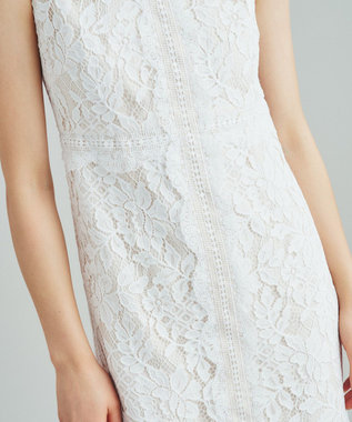 GRACE CONTINENTAL レースタイトドレス キナリ