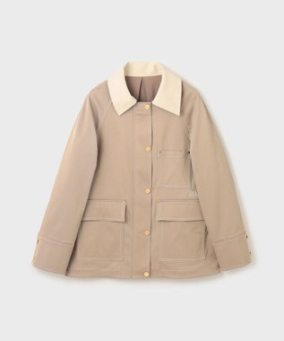 GRACE CONTINENTAL カバーオールジャケット ベージュ