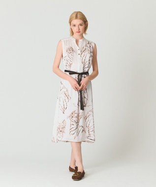 GRACE CONTINENTAL ドローイングキャットワンピース