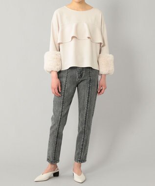 ファーカフス2WAYTOP / GRACE CONTINENTAL | GRACE CONTINENTAL