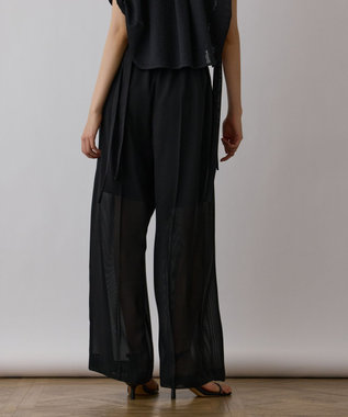 GRACE CONTINENTAL ソフトファイユパンツ ブラック