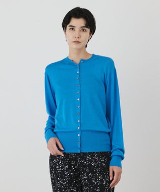 GRACE CONTINENTAL ウールシルクニットカーディガン