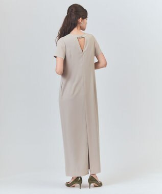 GRACE CONTINENTAL コサージュビジュードレス ベージュ