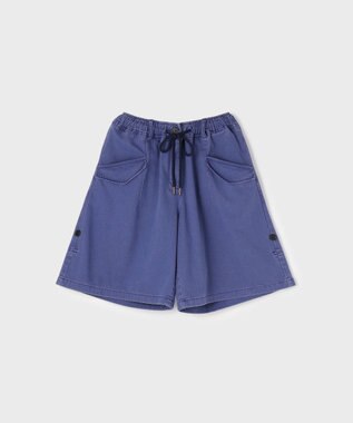 GRACE CONTINENTAL ヘリンボーンツイルハーフパンツ ネイビー