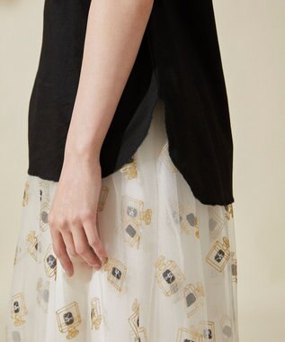 ネックロゴ刺繍ノースリーブ / GRACE CONTINENTAL | GRACE