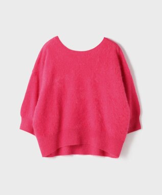 GRACE CONTINENTAL カシミヤファートップ ピンク