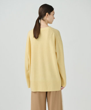 GRACE CONTINENTAL クーマラムニットカーディガン イエロー