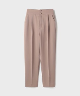 GRACE CONTINENTAL ハイウエストテーパードパンツ ピンク