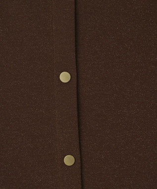 GRACE CONTINENTAL ラメカットスカート ブラウン