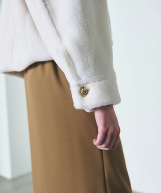 GRACE CONTINENTAL ボアジャケット キナリ