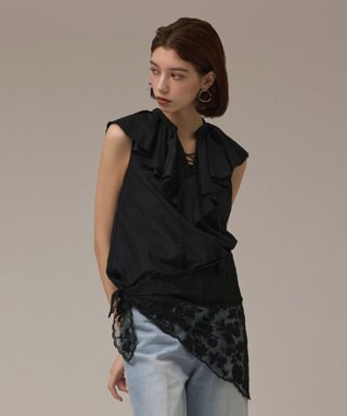 GRACE CONTINENTAL レースバブーシュカ ブラック