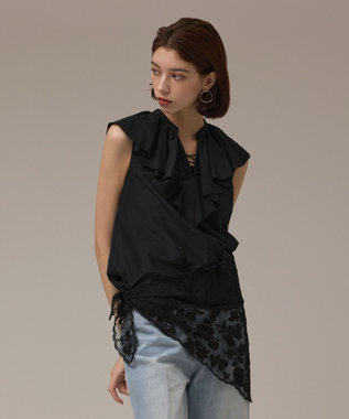 GRACE CONTINENTAL レースバブーシュカ ブラック