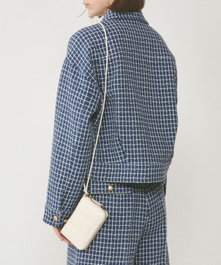 GRACE CONTINENTAL ADD CULUMN WALLET BAG ホワイト