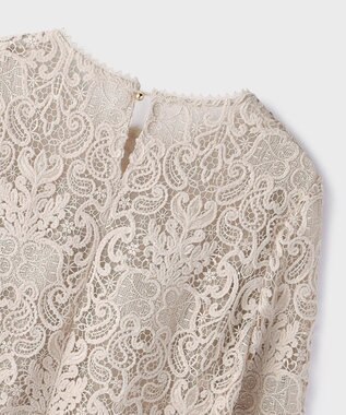 GRACE CONTINENTAL レ－スブラウス ベージュ