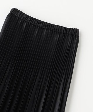 GRACE CONTINENTAL チンツプリーツスカート ブラック