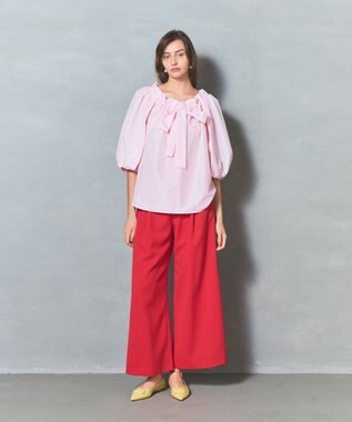 GRACE CONTINENTAL 【オンラインストア・会場限定】ボリュームスリーブトップ ピンク