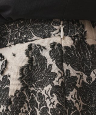 GRACE CONTINENTAL ダマスクジャガードタックスカート キナリ