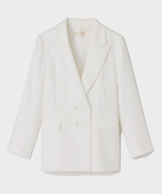 GRACE CONTINENTAL サイドベンツジャケット ホワイト