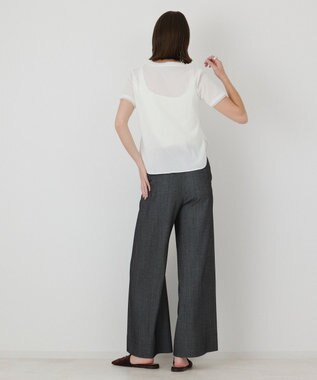 GRACE CONTINENTAL シアーテレコカットトップ ホワイト