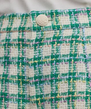 GRACE CONTINENTAL ツイードショートパンツ グリーン