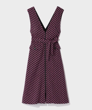 GRACE CONTINENTAL キカジャガードラメドレス ピンク