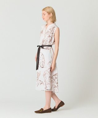 GRACE CONTINENTAL ドローイングキャットワンピース ベージュ