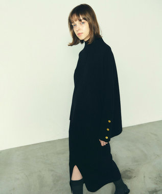 GRACE CONTINENTAL メリノウールニットトップ ブラック