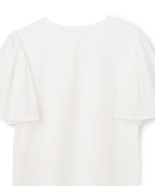GRACE CONTINENTAL レースロゴTシャツ ホワイト