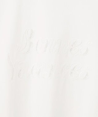 GRACE CONTINENTAL レースロゴTシャツ ホワイト