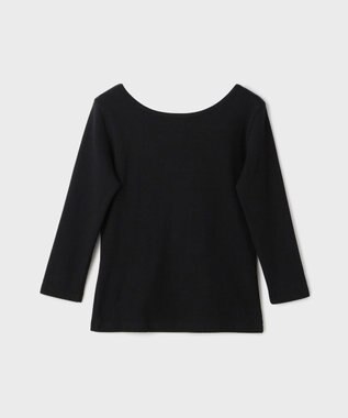 GRACE CONTINENTAL テレコカットトップ ブラック